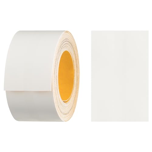 haggiy Melaminkanten-Band selbstklebend 40mm x 5m I Kantenband I Möbelkantenband I Sicherer Halt ohne Bügeln I Kantenumleimer I Furnier für Regalbretter/Holzplatten (Weiß) von haggiy