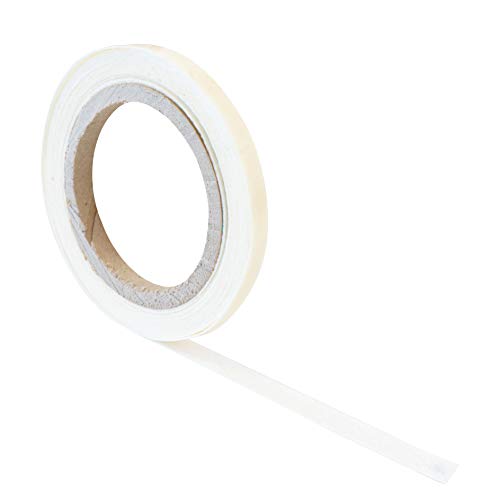 haggiy Filzband - Filzstreifen selbstklebend - Filzgleiter - Filzrolle - Klebeband Filz - 1,0 mm stark, Breite: 10 mm, Länge: 5 m, weiß von haggiy