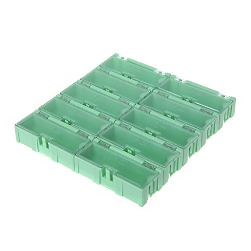haiaxx Mini SMD SMT-Elektronikbox IC-Aufbewahrungskoffer für elektronische Komponenten 75 x 31,5 x 21,5 mm Mini-Aufbewahrungsbox von haiaxx
