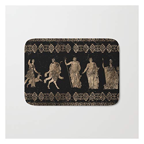 Türmatte Griechische Gottheiten Und Mäander-Schlüsselornament Fussmatte Waschbar Fußabtreter Antibakterielle Fußmatten Für Innen Garten Flur 40X60Cm Türmatte Griechische Gottheiten Und Mäander-Schlüsselornament Fussmatte Waschbar Fußabtreter Antibakterielle Fußmatten Für Innen Garten Flur 40X60Cm von haikoushibaikanshangmaoyouxiangongsi2