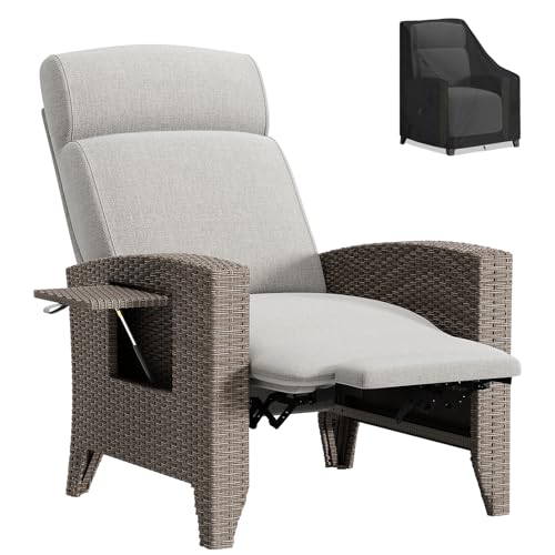 haiorjun Polyrattan Relaxsessel Verstellbar Gartensessel mit Liegefunktion & Staubhaube, Bequemer Loungesessel Outdoor Gartenmöbel Balkonmöbel für Garten Balkon Terrasse Pool Innen & Außen haiorjun Polyrattan Relaxsessel Verstellbar Gartensessel mit Liegefunktion & Staubhaube, Bequemer Loungesessel Outdoor Gartenmöbel Balkonmöbel für Garten Balkon Terrasse Pool Innen & Außen von haiorjun