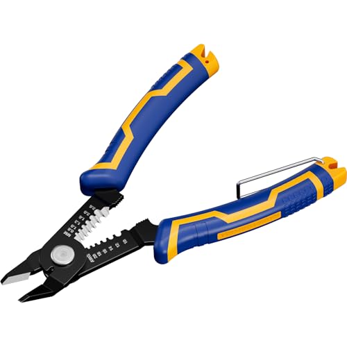 haisstronica Drahtschneider, 3-in-1-Schneider, Abisolierzange, Crimpzange, 15,2 cm, für Elektronik, Schmuck, 3D-Druck und Handwerk von haisstronica