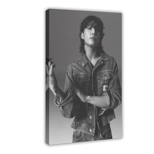 BTS Jungkook Poster auf Leinwand, Wandkunst, Dekordruck, Bild Gemälde für Wohnzimmer, Schlafzimmer, Dekoration, 30 x 45 cm BTS Jungkook Poster auf Leinwand, Wandkunst, Dekordruck, Bild Gemälde für Wohnzimmer, Schlafzimmer, Dekoration, 30 x 45 cm von halfac