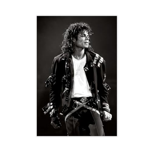 Exklusives Superstar-Sänger-Poster Michael Jackson, 11 Leinwand-Poster, Wandkunst, Dekordruck, Bild Gemälde für Wohnzimmer, Schlafzimmer, Dekoration, 30 x 45 cm Exklusives Superstar-Sänger-Poster Michael Jackson, 11 Leinwand-Poster, Wandkunst, Dekordruck, Bild Gemälde für Wohnzimmer, Schlafzimmer, Dekoration, 30 x 45 cm von halfac