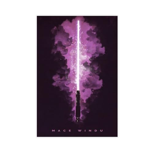 Leinwandposter Mace Windu, Schlafzimmer, Dekoration, Landschaft, Büro, Raumdekoration, Geschenk, 40 x 60 cm Leinwandposter Mace Windu, Schlafzimmer, Dekoration, Landschaft, Büro, Raumdekoration, Geschenk, 40 x 60 cm von halfac