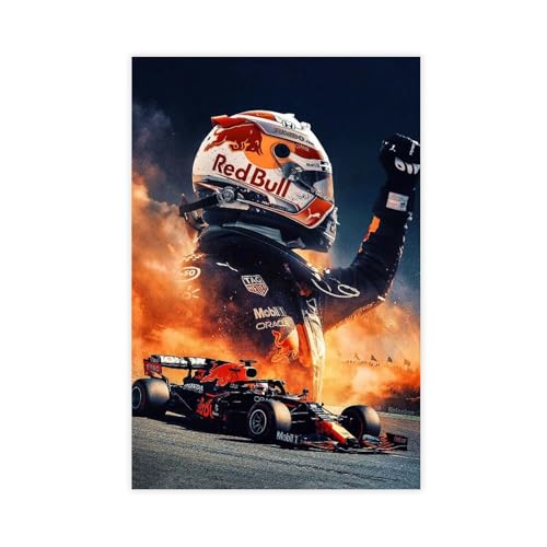 Max Verstappen Formel 1 Rennfahrer Schlafsaal Schlafzimmer Wandkunst Deco Poster Leinwand Poster Schlafzimmer Dekor Landschaft Büro Zimmer Dekor Geschenk 30 x 45 cm Max Verstappen Formel 1 Rennfahrer Schlafsaal Schlafzimmer Wandkunst Deco Poster Leinwand Poster Schlafzimmer Dekor Landschaft Büro Zimmer Dekor Geschenk 30 x 45 cm von halfac
