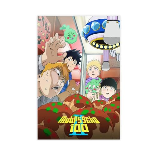 Mob Psycho 100 Leinwandposter Schlafzimmer Dekor Landschaft Büro Zimmer Dekor Geschenk 30 x 45 cm von halfac
