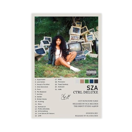 SZA Poster CTRL Poster6 Leinwandposter Schlafzimmer Dekor Landschaft Büro Zimmer Dekor Geschenk 30 x 45 cm SZA Poster CTRL Poster6 Leinwandposter Schlafzimmer Dekor Landschaft Büro Zimmer Dekor Geschenk 30 x 45 cm von halfac