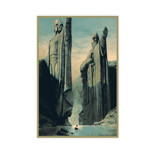 The Lord of The Rings Film The Gates of Argonath Beauty Cover Schlafsaal, Schlafzimmer, Wandkunst-Deco-Poster, Leinwand-Poster, Wandkunst, Dekordruck, Gemälde für Wohnzimmer, Schlafzimmer, Dekoration, The Lord of The Rings Film The Gates of Argonath Beauty Cover Schlafsaal, Schlafzimmer, Wandkunst-Deco-Poster, Leinwand-Poster, Wandkunst, Dekordruck, Gemälde für Wohnzimmer, Schlafzimmer, Dekoration, von halfac