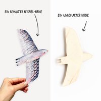 Wanddeko "Birdie" I Holzvögel Zum Bemalen Wanddeko "Birdie" I Holzvögel Zum Bemalen von halfbirdmona