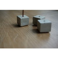 Räucherstäbchenhalter | Beton Set Eckig Handmade von hallodadraussen