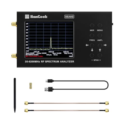 HAMGEEK SSA6G 35MHz-6200MHz RF SA6 Spektrumanalysator HF Multimeter Spektrum Explorer mit Touchscreen HAMGEEK SSA6G 35MHz-6200MHz RF SA6 Spektrumanalysator HF Multimeter Spektrum Explorer mit Touchscreen von hamgeek