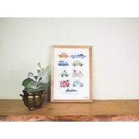 Poster Geburt | Kinderzimmer, Dekoration, Geburt, Geburtstag, Geschenk, Autos, Junge, Geburt, Baby, Taufe, Karte, Handgemalt, Gruß, Druck Poster Geburt | Kinderzimmer, Dekoration, Geburt, Geburtstag, Geschenk, Autos, Junge, Geburt, Baby, Taufe, Karte, Handgemalt, Gruß, Druck von handgemachtvonsarahh