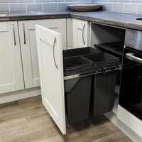 68L Integrierter Ausziehbarer Küchenmüll - & Recyclingbehälter Für 500mm Schrank Unter Thekenlagerung 1 X 34L + 2 17L Fächer Mit Soft-Close von handleandhome