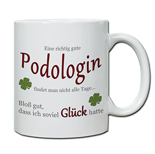 Tasse mit Spruch Eine richtig gute Podologin findet man nicht alle Tage, Keramik von handmade-in-nb by ComProjekt Foto