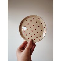 Schmuckschale Aus Keramik - Leere Tasche in Herzform Herzförmige Schale von handmadebymarinette