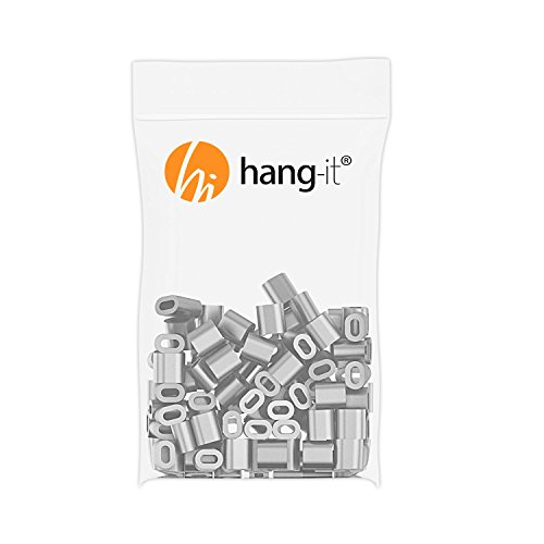 hang-it 100 x Pressöse für 1,5 mm Ø Perlonseile oder Stahlseile hang-it 100 x Pressöse für 1,5 mm Ø Perlonseile oder Stahlseile von hang-it