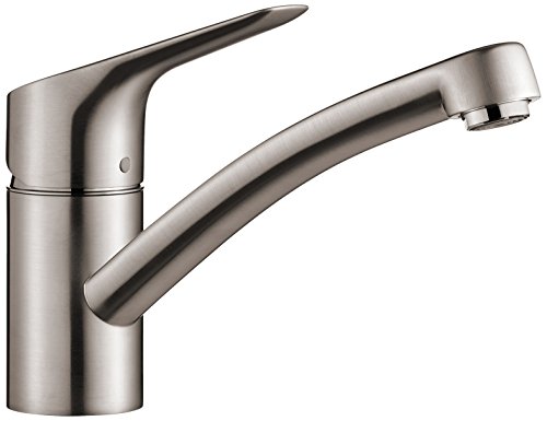 Hansgrohe 13860000 MySport S Spültischarmatur, für Küchenspülen, mit 360 ° schwenkbarem Auslauf, grau, 13860800 von hansgrohe