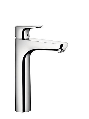 Hansgrohe 14080000 Ecos L Einhebel-Waschtischmischer, Mischbatterie: Messing, Taille XL - sans bonde de vidage, Silber von hansgrohe