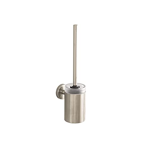 Hansgrohe 40522820 Toilettenbürstengarnitur Logis mit Behälter aus Kristallglas, brushed nickel von hansgrohe