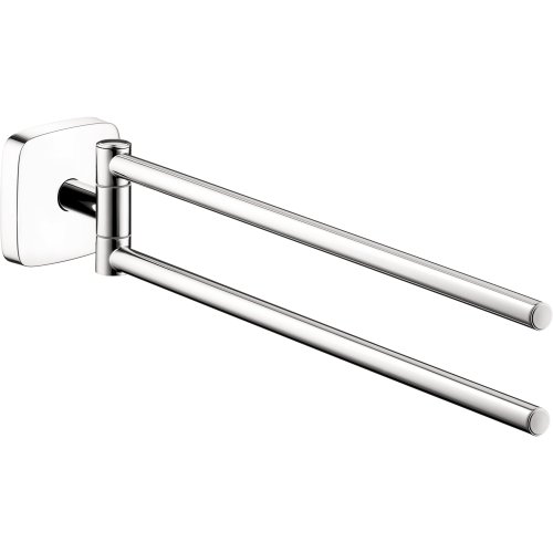 Hansgrohe 41512000 Handtuchhalter PuraVida, pure chrom zweiteillig Messing von hansgrohe