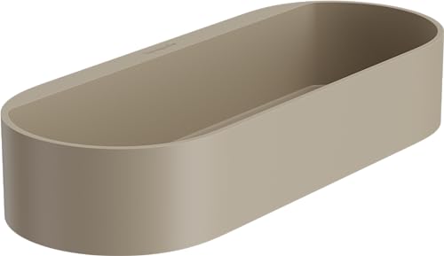 hansgrohe WallStoris Planet Edition - Ablagekorb, Duschablage ohne bohren, Duschkorb ohne bohren, Badezimmeraufbewahrung, Badezimmer Zubehör, Bad Accessoires, Sand, 28912210 von hansgrohe