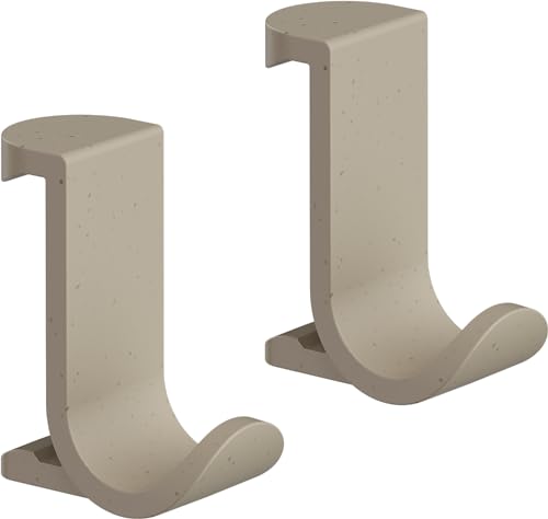 hansgrohe WallStoris Planet Edition - Handtuchhaken, Handtuchhalter ohne bohren, breit, 2 Stück, Badezimmer Zubehör, Bad Accessoires, Sand, 28915210 von hansgrohe