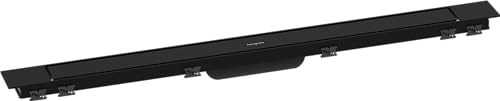 hansgrohe RainDrain Match Plus - Fertigset Duschrinne, Abflussrinne 900mm, Bodenablauf Dusche mit höhenverstellbarem Rahmen, Mattschwarz hansgrohe RainDrain Match Plus - Fertigset Duschrinne, Abflussrinne 900mm, Bodenablauf Dusche mit höhenverstellbarem Rahmen, Mattschwarz von hansgrohe