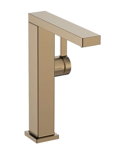 hansgrohe Tecturis E - Waschtischarmatur mit Push-Open Ablauf, energiesparend (CoolStart), Wasserhahn Bad mit Auslauf Höhe 211 mm, Mischbatterie wassersparend (EcoSmart+), Brushed Bronze, 73060140 hansgrohe Tecturis E - Waschtischarmatur mit Push-Open Ablauf, energiesparend (CoolStart), Wasserhahn Bad mit Auslauf Höhe 211 mm, Mischbatterie wassersparend (EcoSmart+), Brushed Bronze, 73060140 von hansgrohe