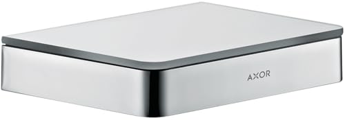 hansgrohe AXOR Universal Accessories Ablage 150 mm, 42840330, Farbe: Polished Black Chrome von hansgrohe