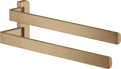 hansgrohe AXOR Universal Accessories Doppel-Handtuchhalter, Farbe: Brushed Bronze von hansgrohe