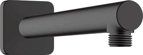 hansgrohe Brausearm Vernis Shape, Brausearm 24cm, Mattschwarz von hansgrohe