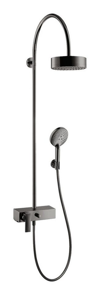 hansgrohe Brausegarnitur Axor Citterio Showerpipe, Mit Einhebelmischer und Kopfbrause und Kopfbrause 180 1jet hansgrohe Brausegarnitur Axor Citterio Showerpipe, Mit Einhebelmischer und Kopfbrause und Kopfbrause 180 1jet von hansgrohe