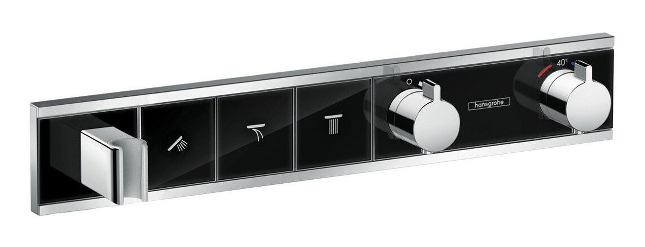 hansgrohe Brausethermostat RainSelect Für 3 Verbraucher mit integriertem Brausehalter Unterputz hansgrohe Brausethermostat RainSelect Für 3 Verbraucher mit integriertem Brausehalter Unterputz von hansgrohe