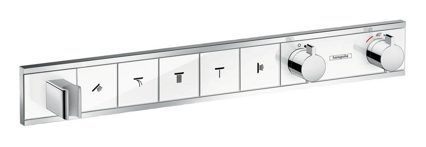 hansgrohe Brausethermostat RainSelect Für 5 Verbraucher mit integriertem Brausehalter Unterputz hansgrohe Brausethermostat RainSelect Für 5 Verbraucher mit integriertem Brausehalter Unterputz von hansgrohe