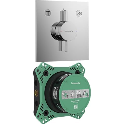 hansgrohe DuoTurn E Bundle - DuoTurn E Duscharmatur Unterputz für 2 Verbraucher Chrom + iBox universal Grundkörper für Unterputz-Installation hansgrohe DuoTurn E Bundle - DuoTurn E Duscharmatur Unterputz für 2 Verbraucher Chrom + iBox universal Grundkörper für Unterputz-Installation von hansgrohe
