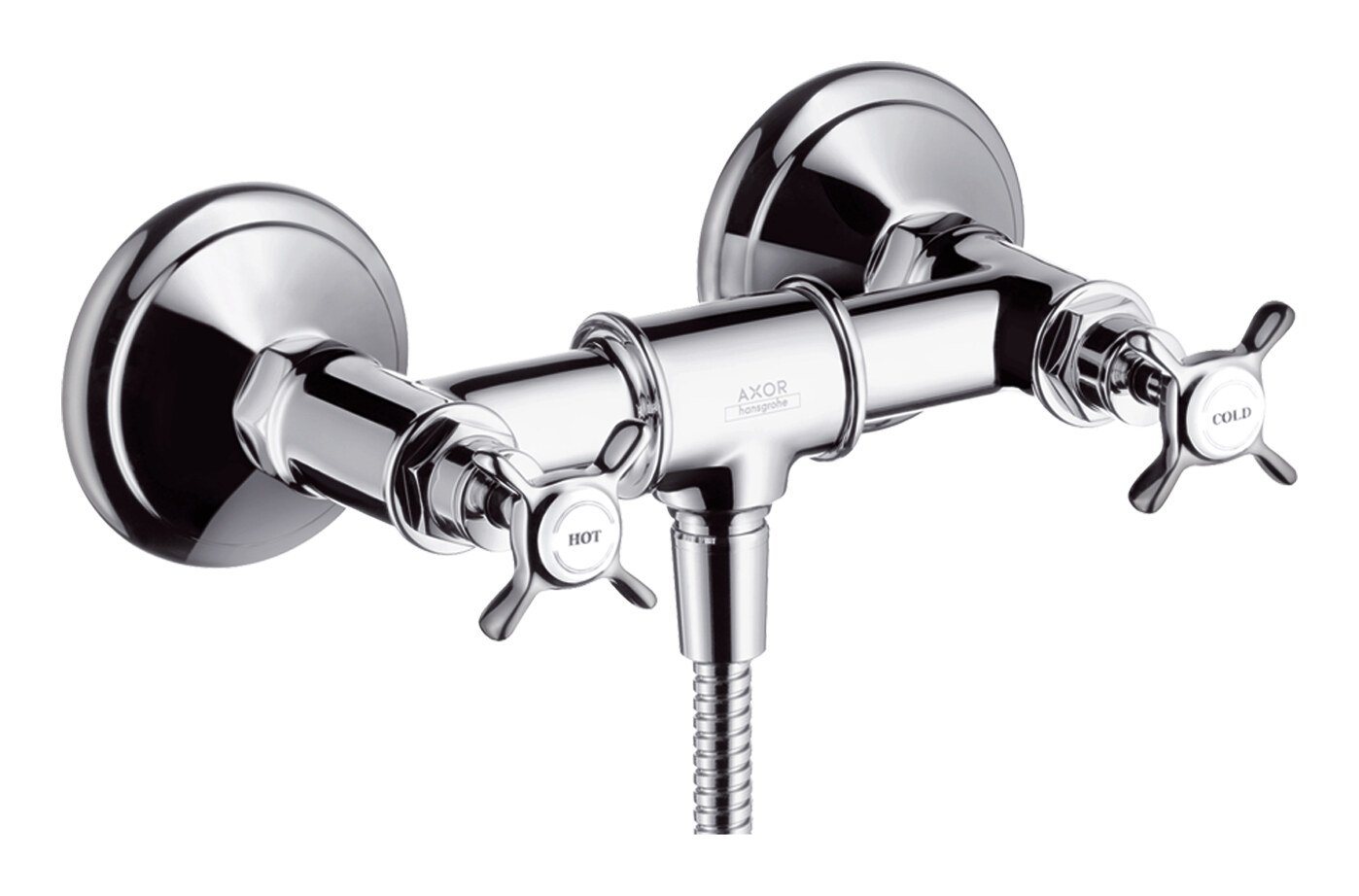 hansgrohe Duscharmatur Axor Montreux 2-Griff Brausearmatur mit Kreuzgriff hansgrohe Duscharmatur Axor Montreux 2-Griff Brausearmatur mit Kreuzgriff von hansgrohe