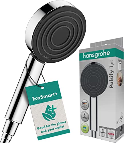 hansgrohe Duschkopf Pulsify S, Duschbrause wassersparend, 1 Strahlart, Antikalk-Funktion, Chrom, Kunststoff von hansgrohe