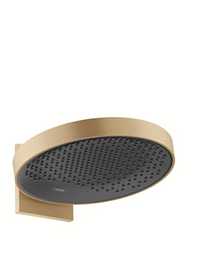 hansgrohe Duschkopf Regendusche Rainfinity (360mm, rund, 1 Strahlart, Wandmontage) Brushed Bronze von hansgrohe