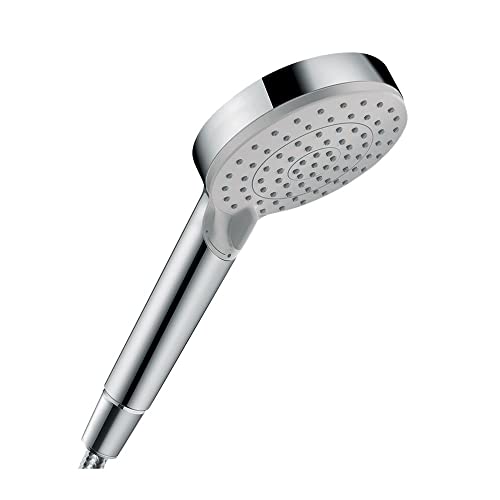 hansgrohe Vernis Blend - Duschkopf, Handbrause mit 2 Strahlarten, runde Duschbrause (100 mm), Brausekopf mit Antikalk-Funktion, Chrom, 26270000 hansgrohe Vernis Blend - Duschkopf, Handbrause mit 2 Strahlarten, runde Duschbrause (100 mm), Brausekopf mit Antikalk-Funktion, Chrom, 26270000 von hansgrohe