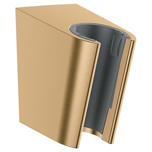 hansgrohe Duschkopfhalterung Porter S, Brausehalter, Brushed Bronze von hansgrohe