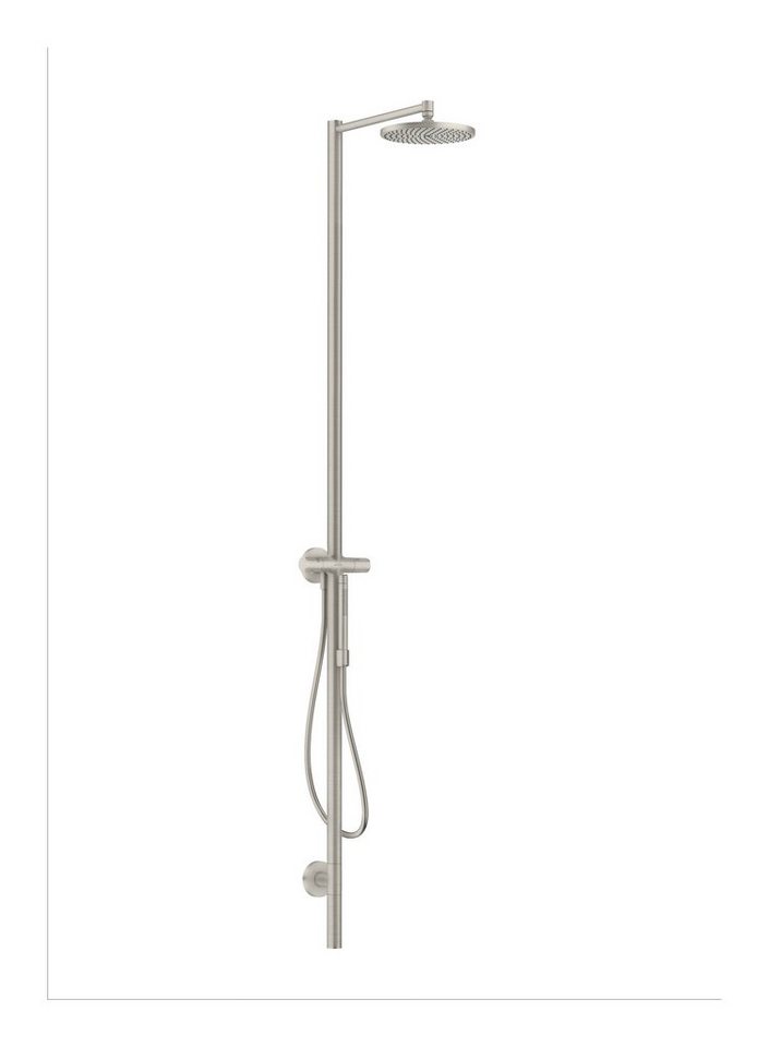 hansgrohe Duschsäule Axor Starck Nature, Mit Kopfbrause und Stabhandbrause von hansgrohe