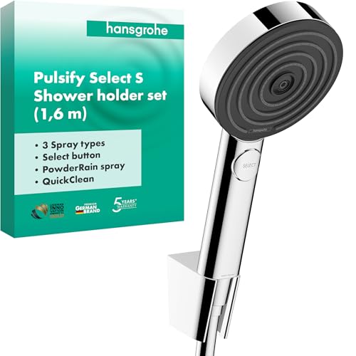 hansgrohe Duschset Pulsify Select S, Duschkopf mit Schlauch und Halterung, Handbrause mit 3 Strahlarten Relaxation, Chrom hansgrohe Duschset Pulsify Select S, Duschkopf mit Schlauch und Halterung, Handbrause mit 3 Strahlarten Relaxation, Chrom von hansgrohe