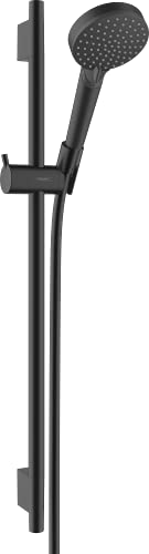 hansgrohe Duschset Vernis Blend, Duschkopf mit Duschschlauch und Duschstange 0,65m, Handbrause mit 2 Strahlarten, Mattschwarz hansgrohe Duschset Vernis Blend, Duschkopf mit Duschschlauch und Duschstange 0,65m, Handbrause mit 2 Strahlarten, Mattschwarz von hansgrohe