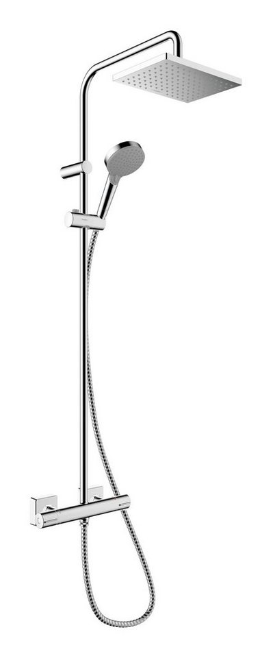 hansgrohe Duschsystem Vernis Shape Showerpipe, 230 1jet mit Brausethermostat hansgrohe Duschsystem Vernis Shape Showerpipe, 230 1jet mit Brausethermostat von hansgrohe