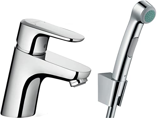 hansgrohe Ecos Wasserhahn mit Bidette Handbrause und Brauseschlauch 160 cm, Verchromt hansgrohe Ecos Wasserhahn mit Bidette Handbrause und Brauseschlauch 160 cm, Verchromt von hansgrohe
