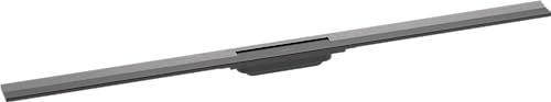 hansgrohe Fertigset Duschrinne RainDrain Flex, Abflussrinne 1200mm, Bodenablauf Dusche kürzbar, Brushed Black Chrome hansgrohe Fertigset Duschrinne RainDrain Flex, Abflussrinne 1200mm, Bodenablauf Dusche kürzbar, Brushed Black Chrome von hansgrohe