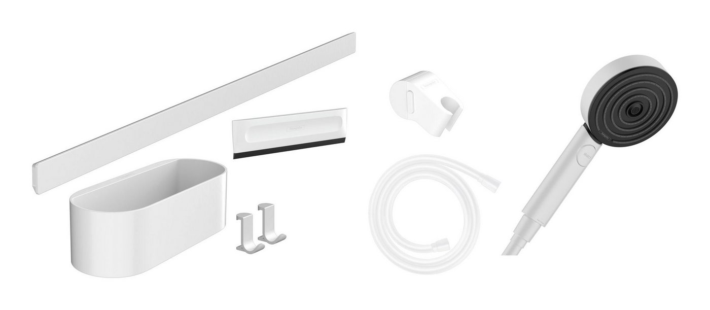hansgrohe Handbrause WallStoris, Bundle 105 3jet EcoSmart Activation hansgrohe Handbrause WallStoris, Bundle 105 3jet EcoSmart Activation von hansgrohe