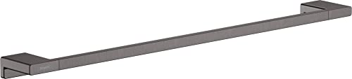 hansgrohe Handtuchstange AddStoris, Badetuchhalter 64.8cm, Handtuchhalter, Brushed Black Chrome von hansgrohe