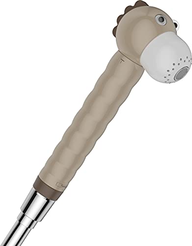 hansgrohe Kinderhandbrause Jocolino, Duschkopf für Kinder, 2 Strahlarten, Taufgeschenke, Geschenke zur Taufe, Löwe von hansgrohe